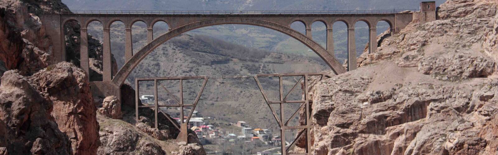 With the train whistle on the twisted railways in Alborz